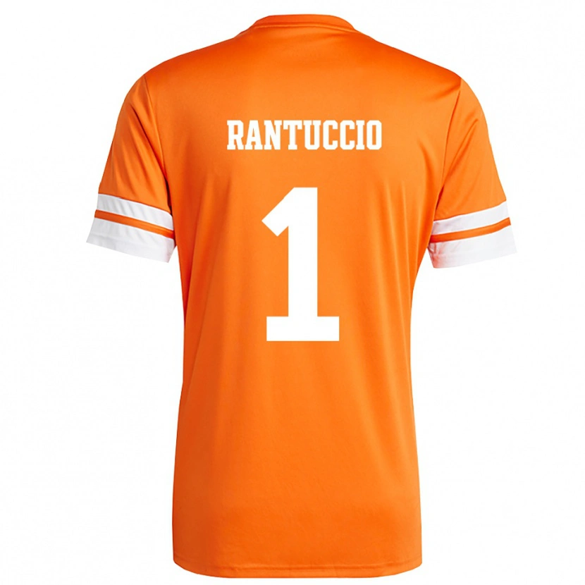 Danxen Hombre Camiseta Carmelo Rantuccio #1 Naranja Blanco Portero Equipación 2025/26 La Camisa México