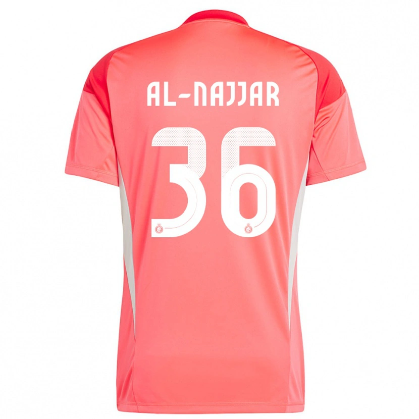 Danxen Hombre Camiseta Raghed Al-Najjar #36 Naranja Rojo Amarillo Portero Equipación 2025/26 La Camisa México