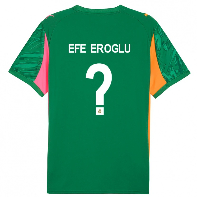 Danxen Hombre Camiseta Cem Efe Eroğlu #0 Verde Naranja Rosa Portero Equipación 2025/26 La Camisa México