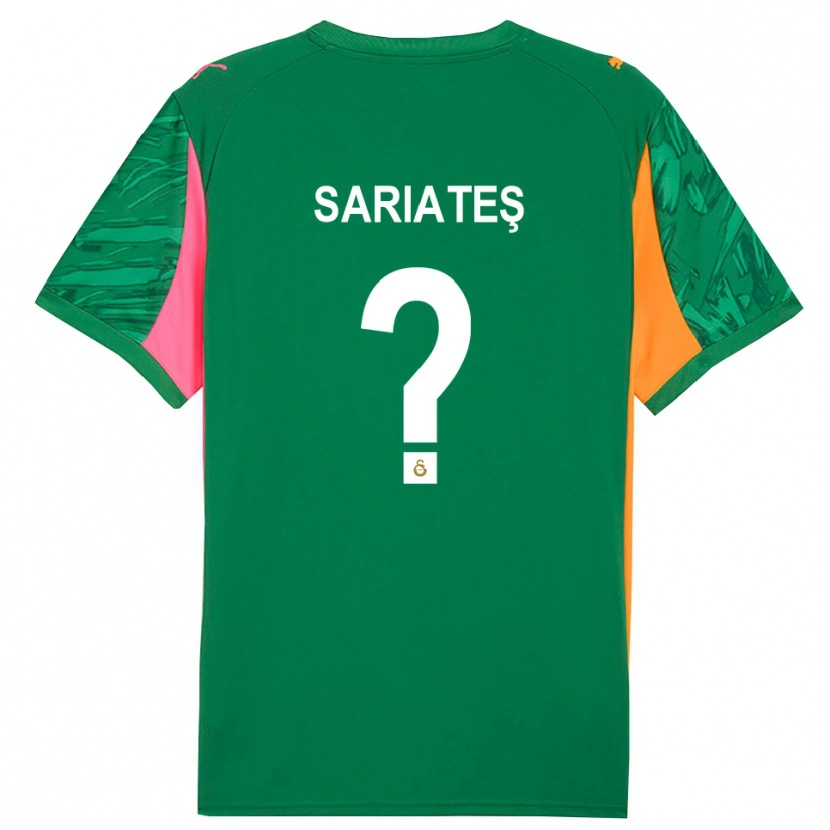 Danxen Hombre Camiseta Taha Sarıateş #0 Verde Naranja Rosa Portero Equipación 2025/26 La Camisa México