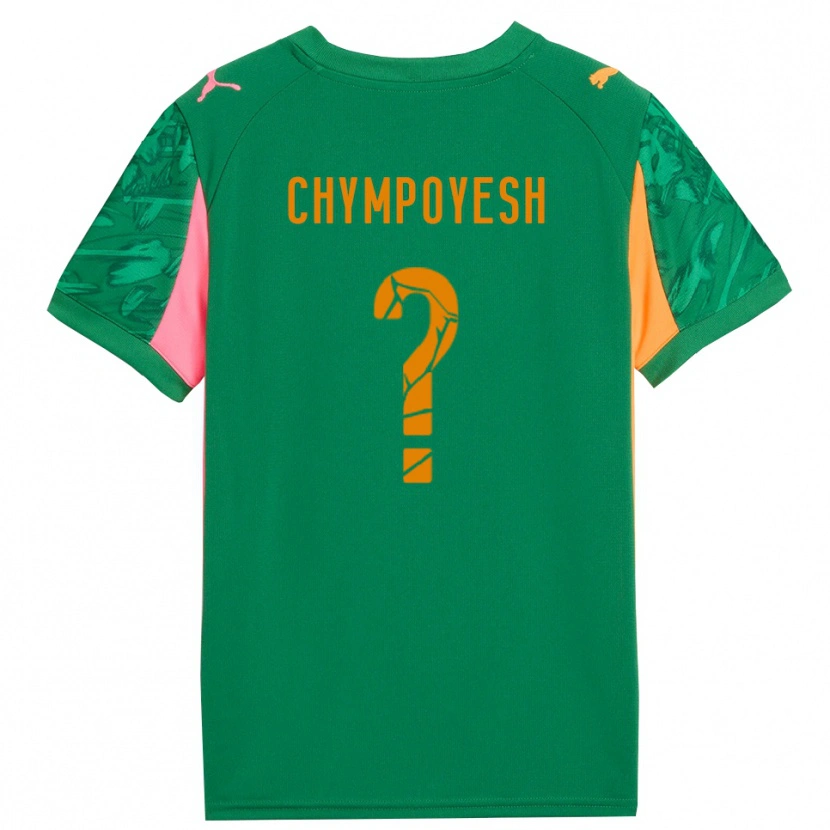 Danxen Hombre Camiseta Vladyslav Chympoyesh #0 Verde Naranja Rosa Portero Equipación 2025/26 La Camisa México