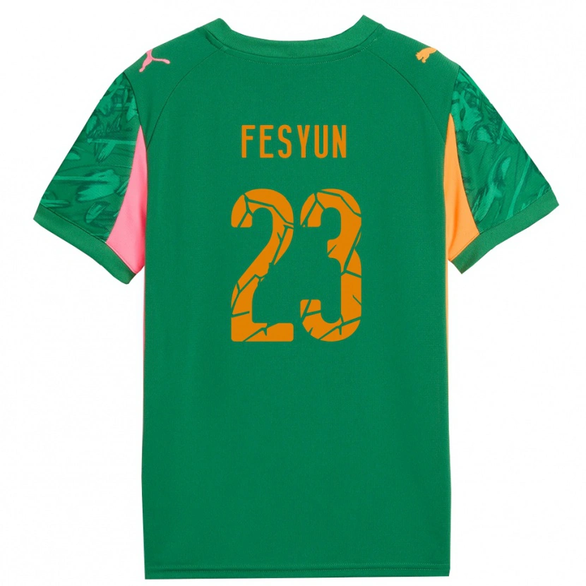 Danxen Hombre Camiseta Kiril Fesyun #23 Verde Naranja Rosa Portero Equipación 2025/26 La Camisa México