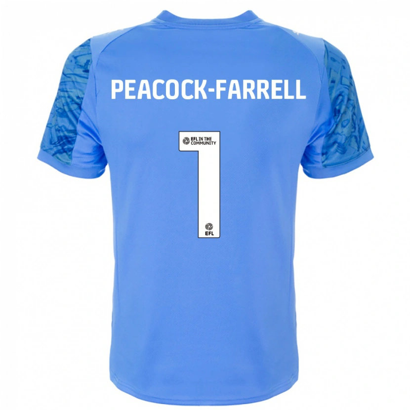 Danxen Hombre Camiseta Bailey Peacock-Farrell #1 Azul Dodger Portero Equipación 2025/26 La Camisa México