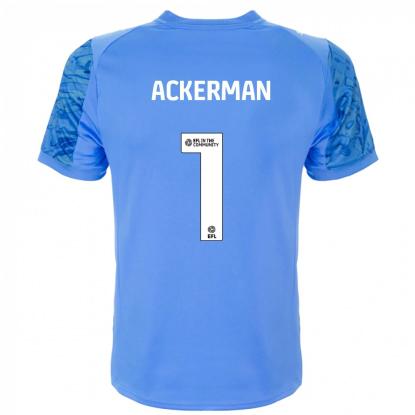 Danxen Hombre Camiseta Emily Ackerman #1 Azul Dodger Portero Equipación 2025/26 La Camisa México