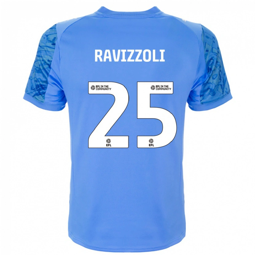 Danxen Hombre Camiseta Franco Ravizzoli #25 Azul Dodger Portero Equipación 2025/26 La Camisa México