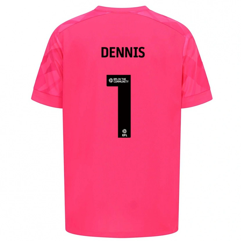 Danxen Hombre Camiseta Jake Dennis #1 Rosa Rosa Portero Equipación 2025/26 La Camisa México