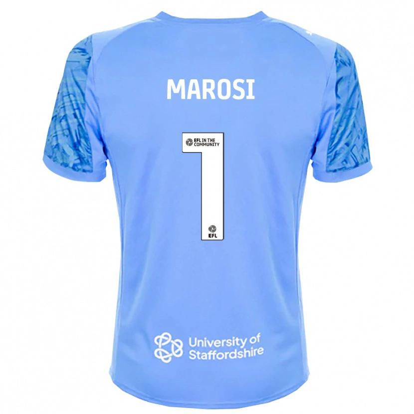 Danxen Hombre Camiseta Marko Marosi #1 Azul Real Portero Equipación 2025/26 La Camisa México