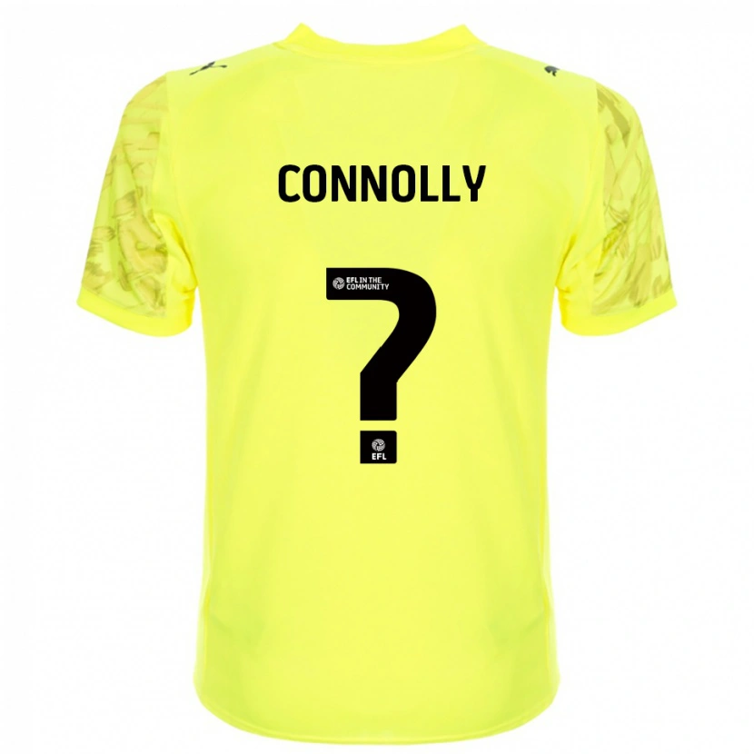 Danxen Hombre Camiseta Denika Connolly #0 Negro Amarillo Portero Equipación 2025/26 La Camisa México