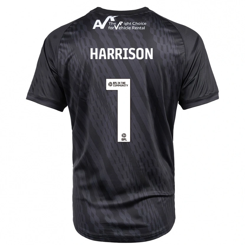 Danxen Hombre Camiseta Elyh Harrison #1 Blanco Negro Portero Equipación 2025/26 La Camisa México