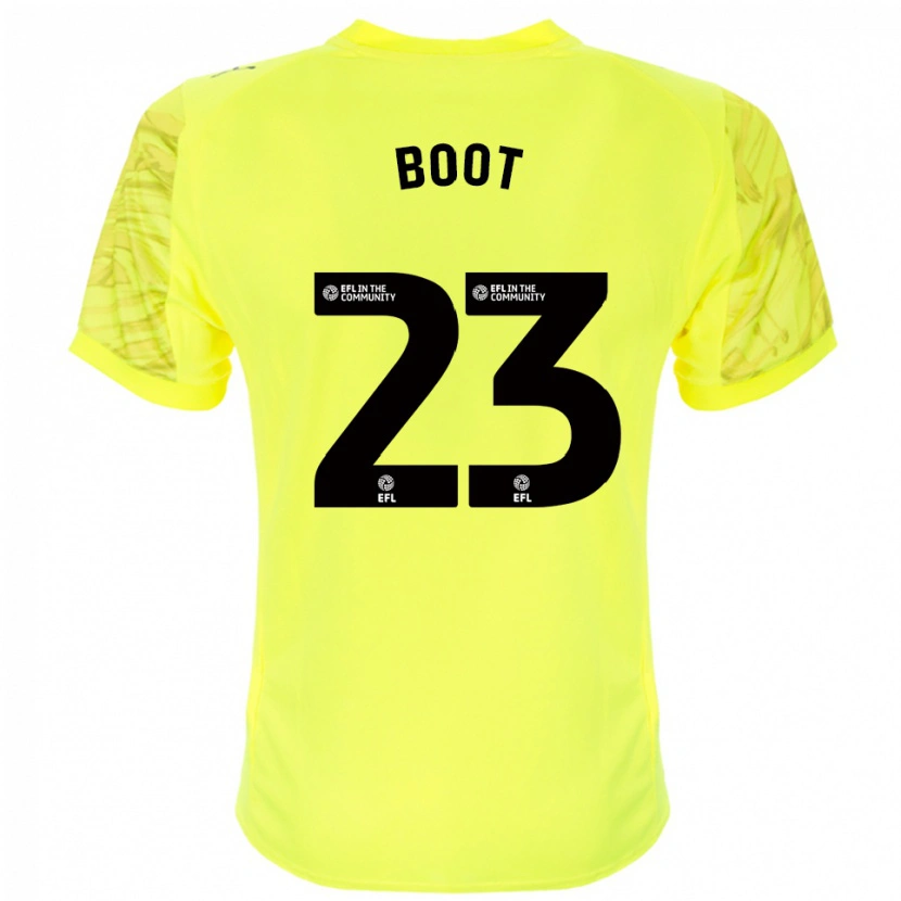 Danxen Hombre Camiseta Ryan Boot #23 Negro Amarillo Portero Equipación 2025/26 La Camisa México