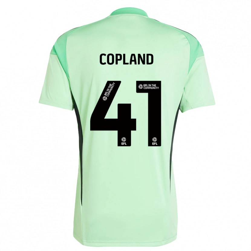 Danxen Hombre Camiseta Jack Copland #41 Negro Verde Claro Portero Equipación 2025/26 La Camisa México