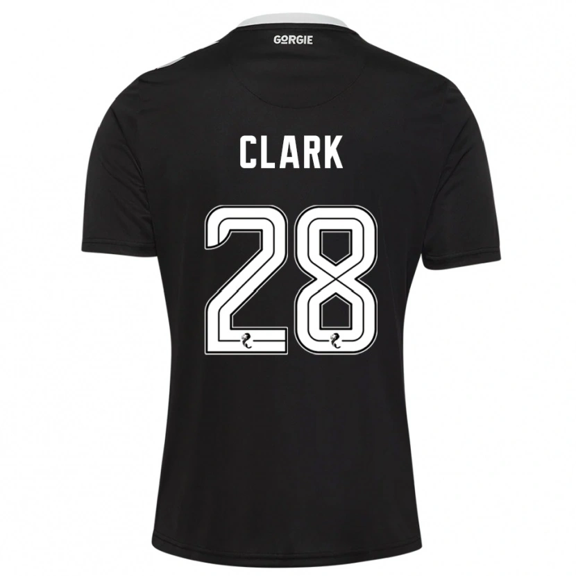 Danxen Hombre Camiseta Zander Clark #28 Borgoña Oscuro Portero Equipación 2025/26 La Camisa México