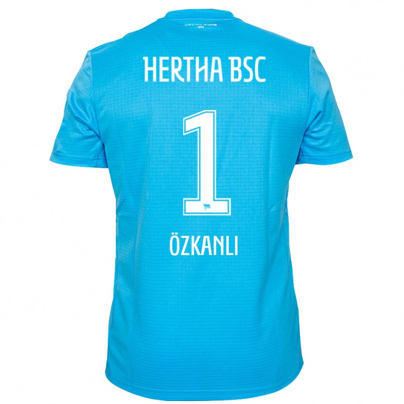 Danxen Hombre Camiseta Burak Özkanli #1 Azul Claro Blanco Portero Equipación 2025/26 La Camisa México
