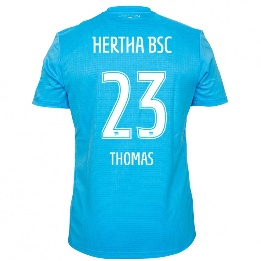 Danxen Hombre Camiseta Aaliyah Thomas #23 Azul Claro Blanco Portero Equipación 2025/26 La Camisa México
