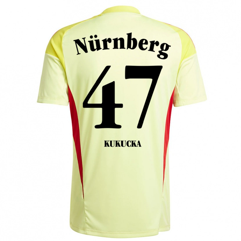 Danxen Hombre Camiseta Michal Kukucka #47 Negro Amarillo Portero Equipación 2025/26 La Camisa México