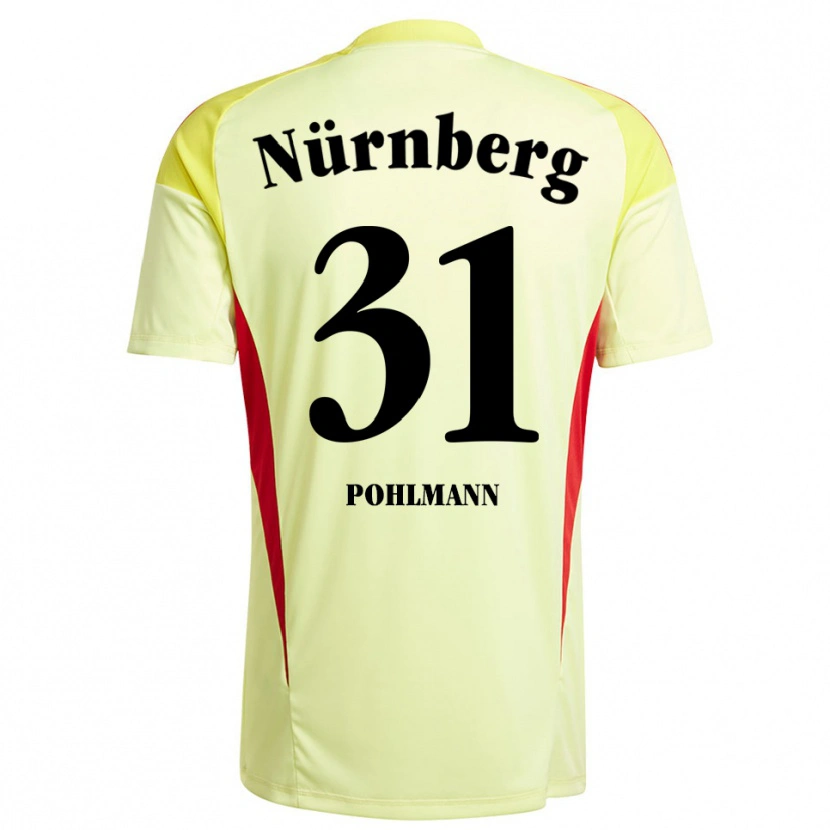 Danxen Hombre Camiseta Lennart Pohlmann #31 Negro Amarillo Portero Equipación 2025/26 La Camisa México