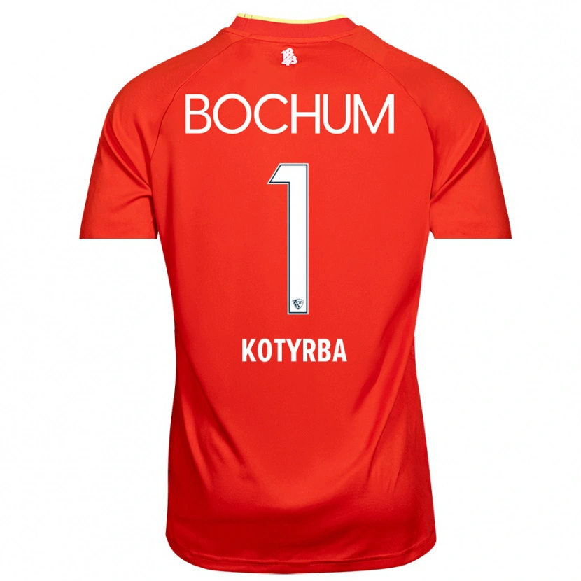 Danxen Hombre Camiseta Finn Kotyrba #1 Blanco Rojo Portero Equipación 2025/26 La Camisa México