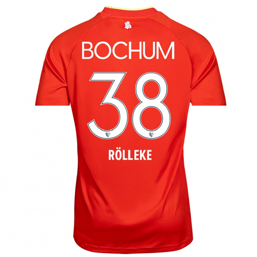 Danxen Hombre Camiseta Hugo Rölleke #38 Blanco Rojo Portero Equipación 2025/26 La Camisa México