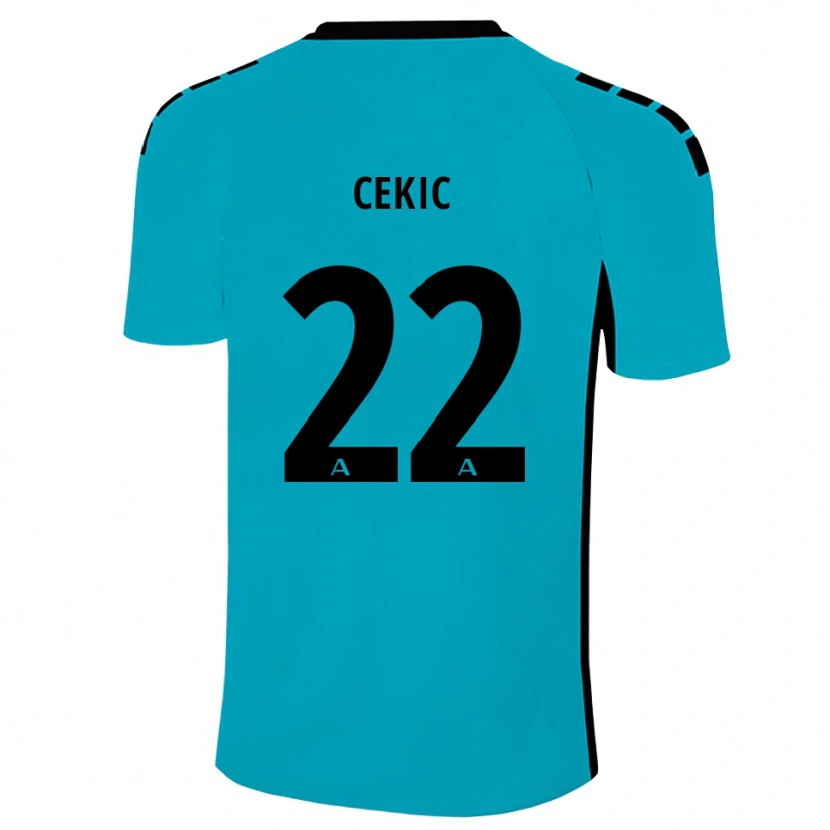 Danxen Hombre Camiseta Adnan Cekic #22 Cian Portero Equipación 2025/26 La Camisa México