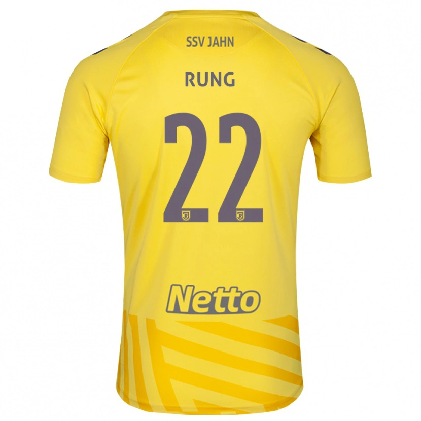 Danxen Hombre Camiseta Julian Rung #22 Gris Amarillo Portero Equipación 2025/26 La Camisa México