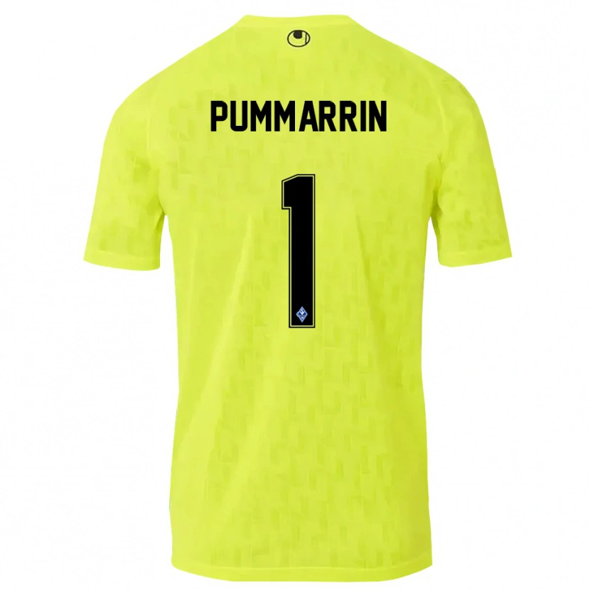Danxen Hombre Camiseta Kritsana Pummarrin #1 Negro Amarillo Portero Equipación 2025/26 La Camisa México