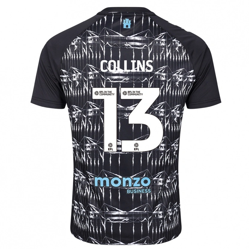 Danxen Hombre Camiseta Ben Wilson #13 Azul Negro Portero Equipación 2025/26 La Camisa México