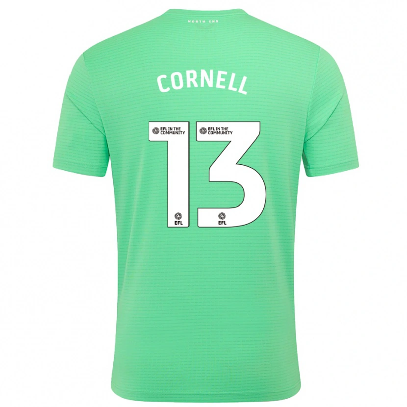 Danxen Hombre Camiseta David Cornell #13 Turquesa Pastel Portero Equipación 2025/26 La Camisa México