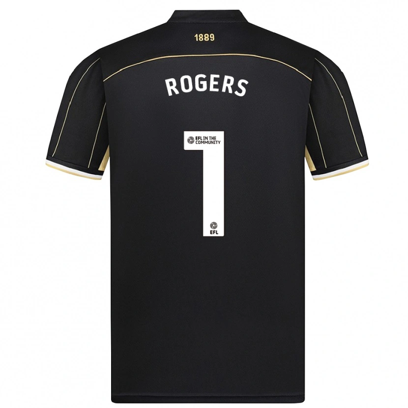 Danxen Hombre Camiseta Sian Rogers #1 Marrón Negro Portero Equipación 2025/26 La Camisa México