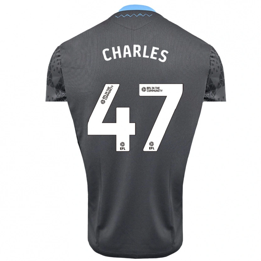 Danxen Hombre Camiseta Pierce Charles #47 Blanco Gris Portero Equipación 2025/26 La Camisa México