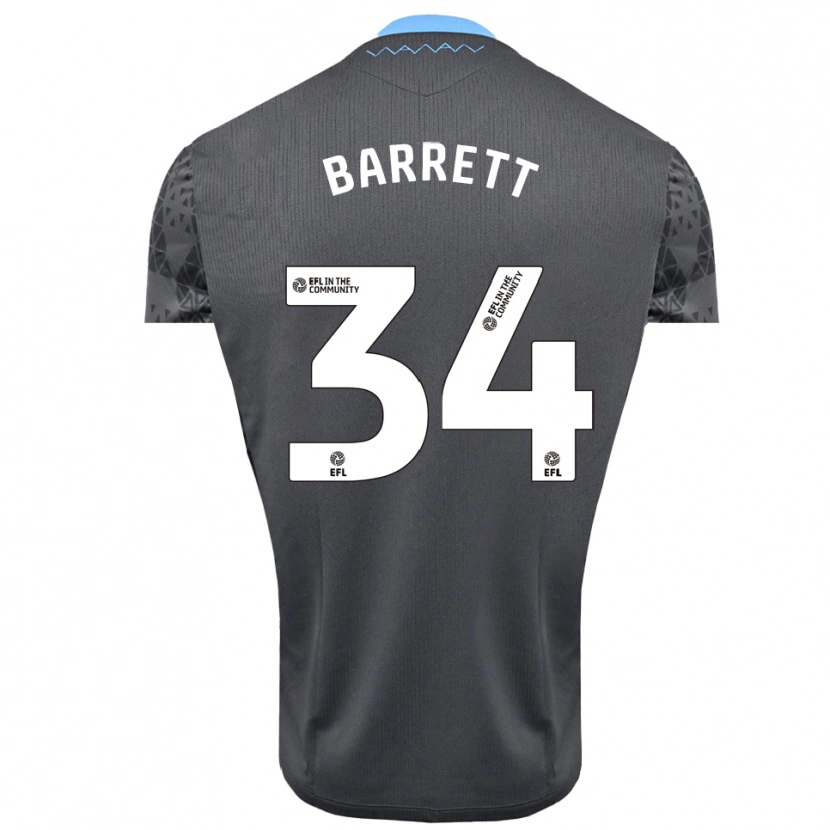Danxen Hombre Camiseta Killian Barrett #34 Blanco Gris Portero Equipación 2025/26 La Camisa México