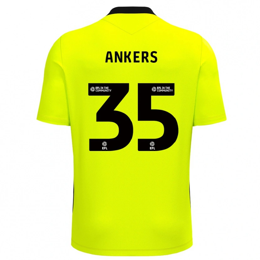 Danxen Hombre Camiseta Chloe Ankers #35 Verde Bosque Portero Equipación 2025/26 La Camisa México