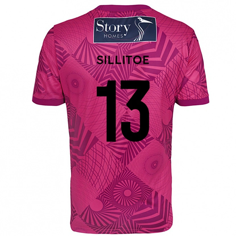 Danxen Hombre Camiseta Casey Sillitoe #13 Morado Magenta Portero Equipación 2025/26 La Camisa México