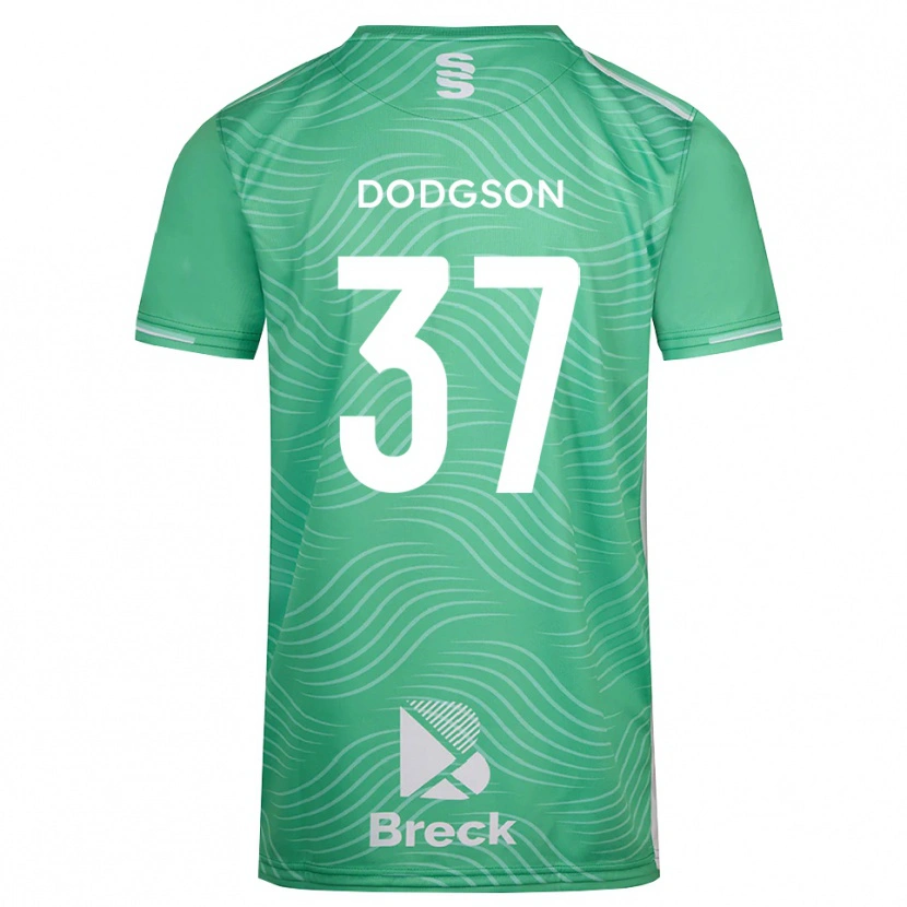 Danxen Hombre Camiseta Ewan Dodgson #37 Turquesa Medio Portero Equipación 2025/26 La Camisa México