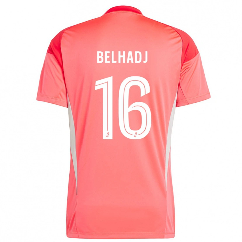 Danxen Hombre Camiseta Féerine Belhadj #16 Naranja Claro Portero Equipación 2025/26 La Camisa México