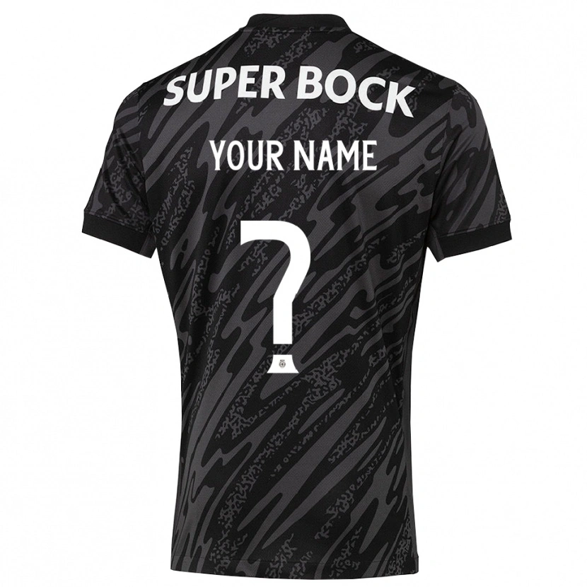 Danxen Hombre Camiseta Sporting CP Gris Negro Blanco Portero Equipación 2025/26 La Camisa México