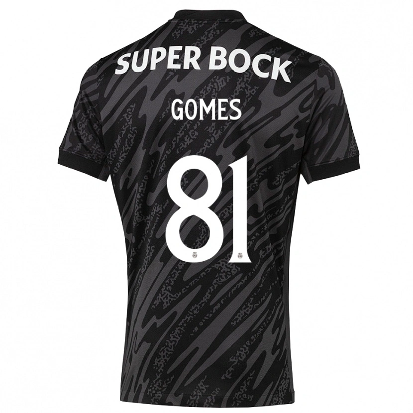 Danxen Hombre Camiseta Salvador Gomes #81 Gris Negro Blanco Portero Equipación 2025/26 La Camisa México