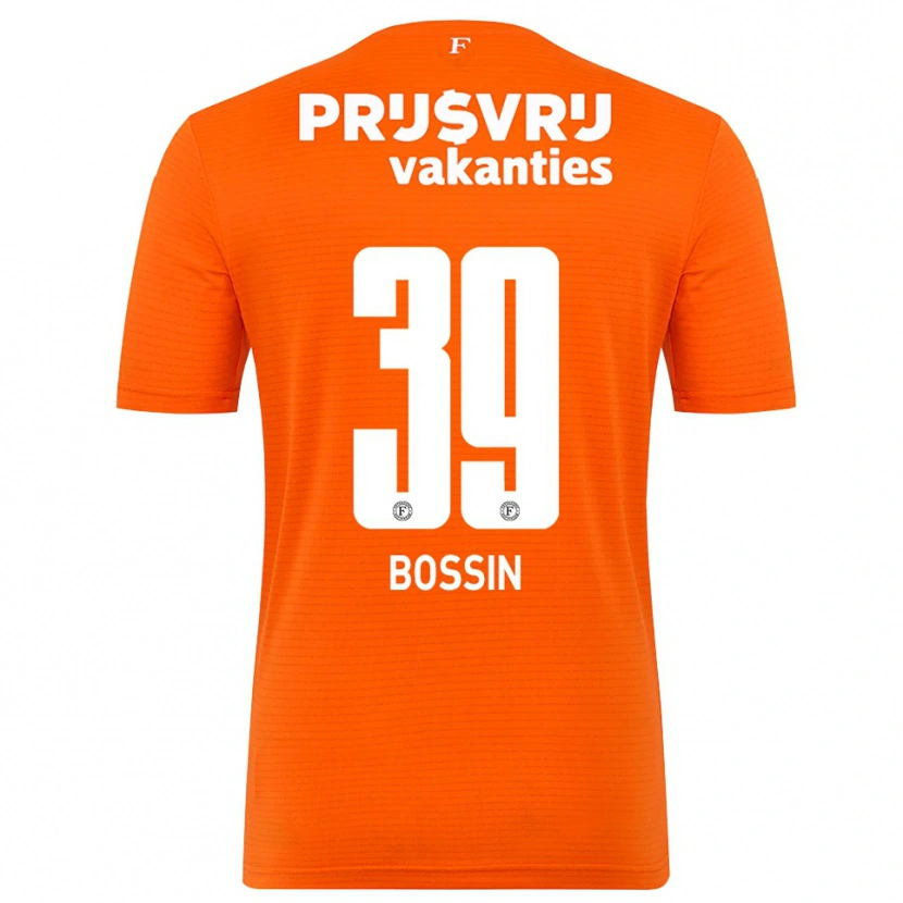 Danxen Hombre Camiseta Liam Bossin #39 Naranja Negro Portero Equipación 2025/26 La Camisa México