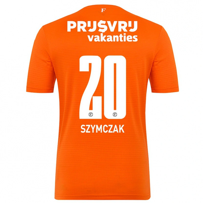 Danxen Hombre Camiseta Oliwia Szymczak #20 Naranja Negro Portero Equipación 2025/26 La Camisa México