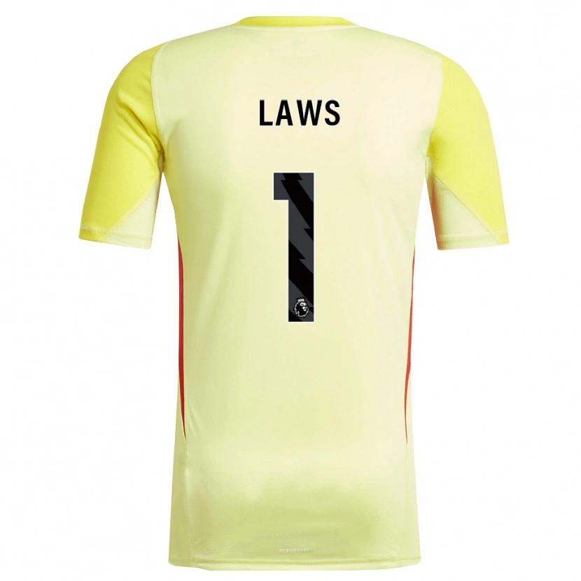Danxen Hombre Camiseta Rachael Laws #1 Amarillo Rojo Portero Equipación 2025/26 La Camisa México