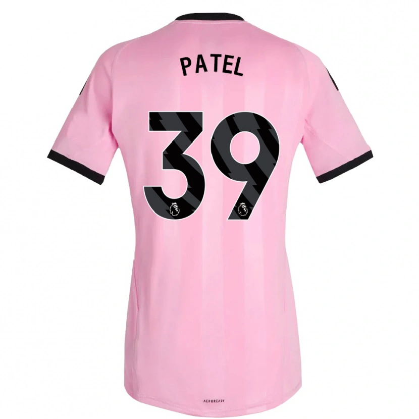 Danxen Hombre Camiseta Safia Middleton-Patel #39 Rosa Negro Portero Equipación 2025/26 La Camisa México