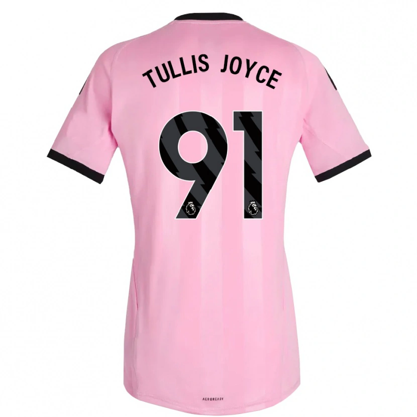 Danxen Hombre Camiseta Phallon Tullis-Joyce #91 Rosa Negro Portero Equipación 2025/26 La Camisa México