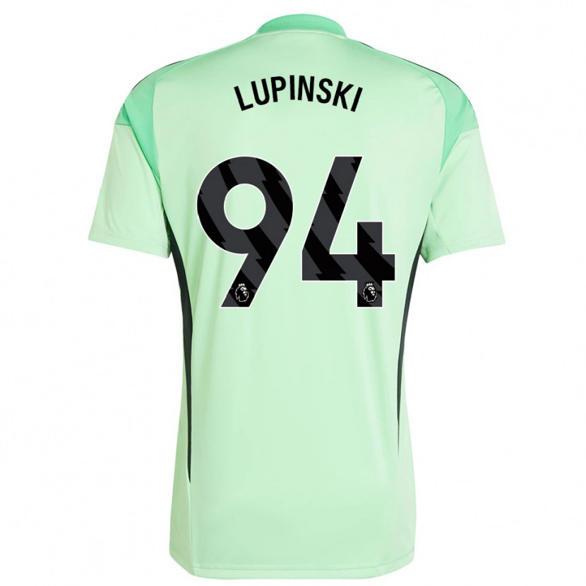 Danxen Hombre Camiseta Remi Lupinski #94 Verde Claro Negro Portero Equipación 2025/26 La Camisa México