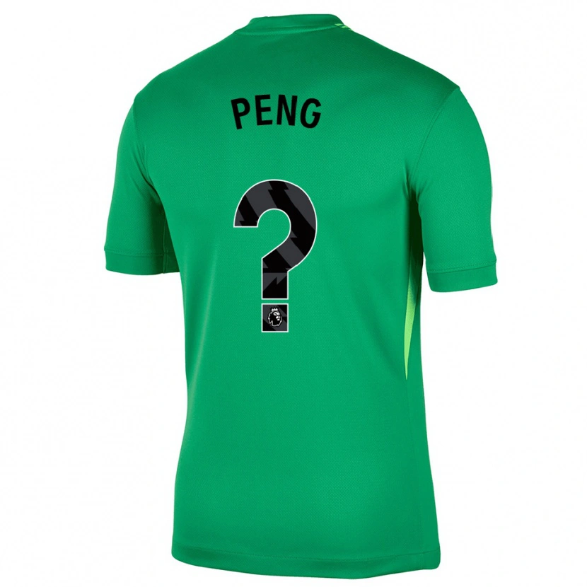 Danxen Hombre Camiseta Livia Peng #0 Verde Negro Portero Equipación 2025/26 La Camisa México