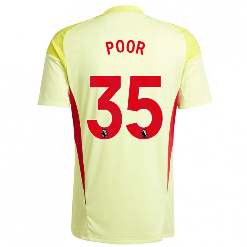 Danxen Hombre Camiseta Sophia Poor #35 Amarillo Claro Portero Equipación 2025/26 La Camisa México