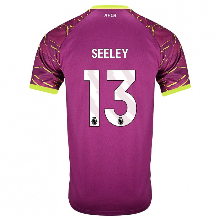 Danxen Hombre Camiseta Will Seeley #13 Magenta Oscuro Portero Equipación 2025/26 La Camisa México