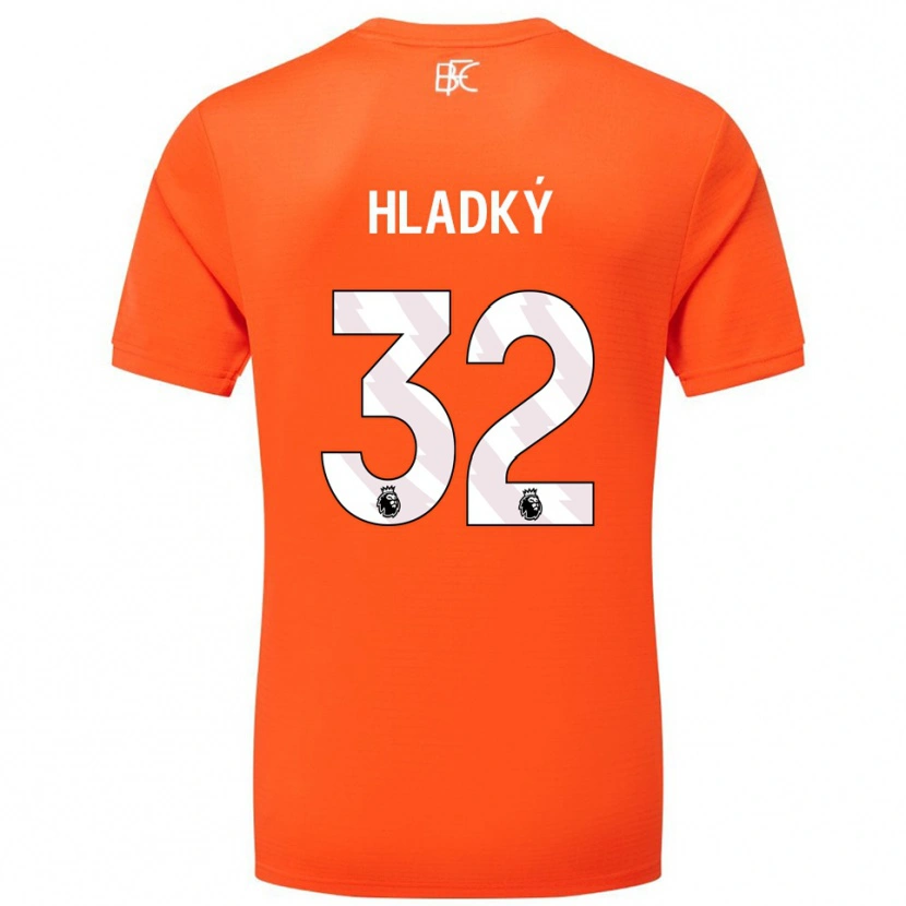 Danxen Hombre Camiseta Vaclav Hladky #32 Naranja Blanco Portero Equipación 2025/26 La Camisa México