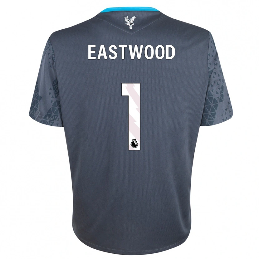 Danxen Hombre Camiseta Billy Eastwood #1 Gris Oscuro Blanco Portero Equipación 2025/26 La Camisa México
