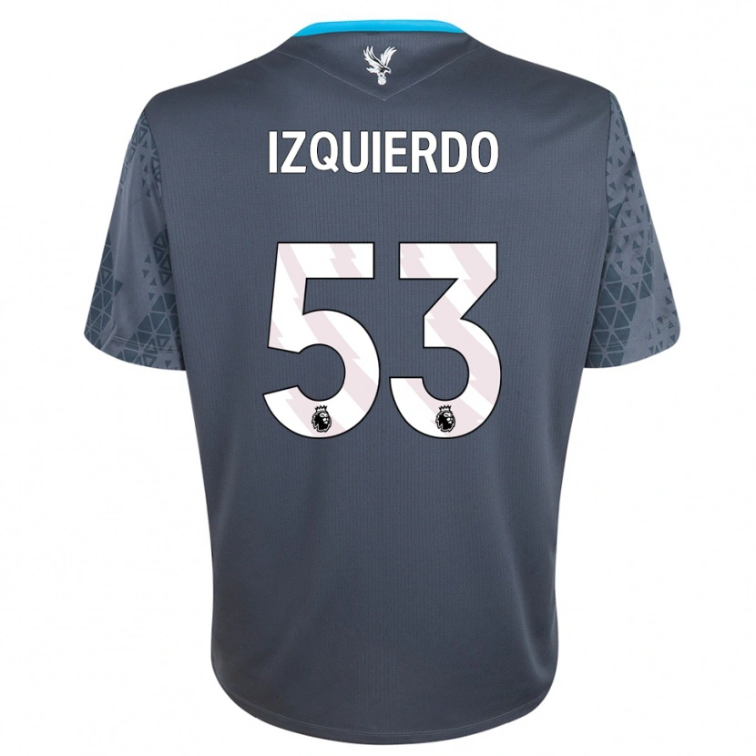 Danxen Hombre Camiseta Jackson Izquierdo #53 Gris Oscuro Blanco Portero Equipación 2025/26 La Camisa México