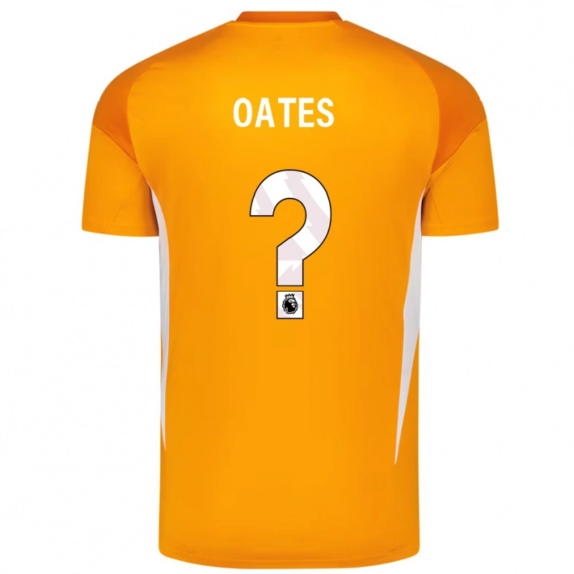 Danxen Hombre Camiseta Charlotte Oates #0 Naranja Blanco Portero Equipación 2025/26 La Camisa México