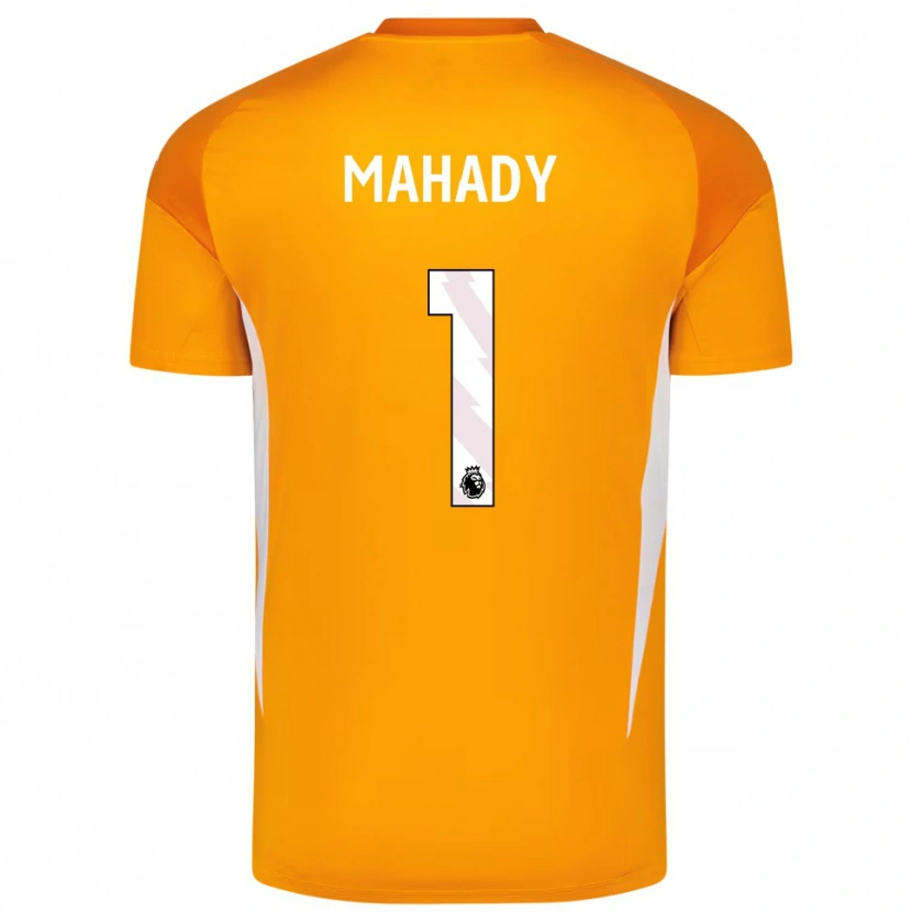 Danxen Hombre Camiseta Rory Mahady #1 Naranja Blanco Portero Equipación 2025/26 La Camisa México